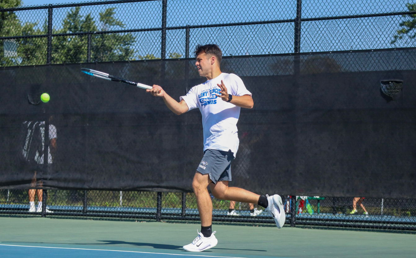 Men's Tennis Drops League Opener to Huntington