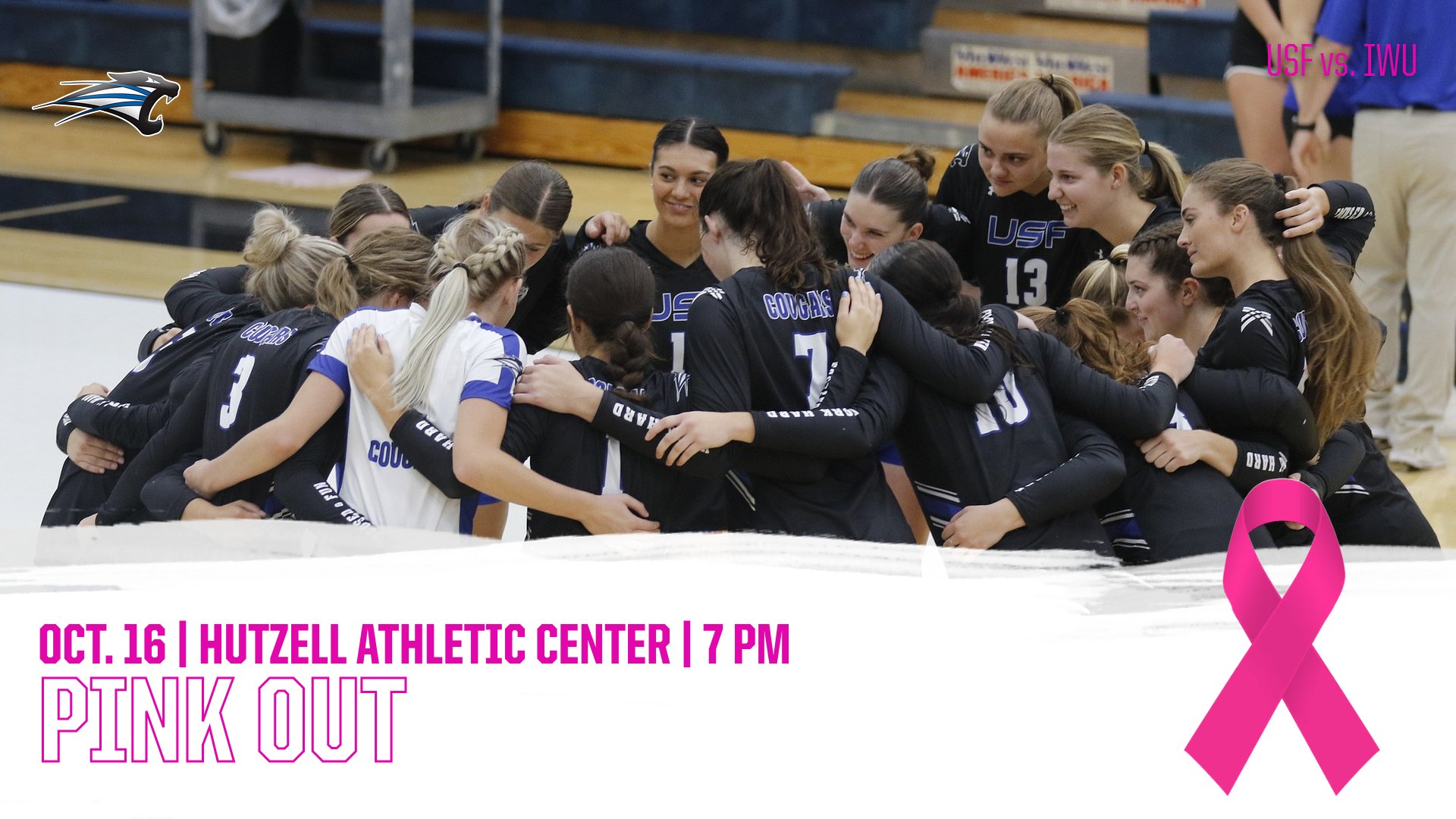 USF Women's Volleyball to host Pink Out Game on October 16