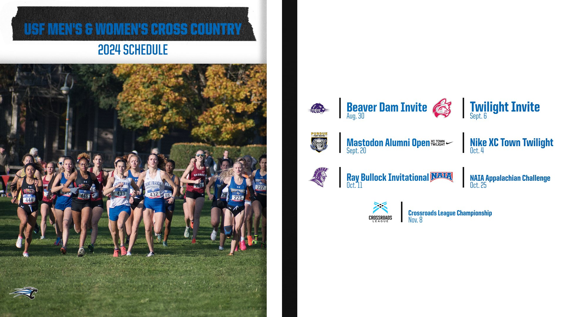 Saint Francis Men's & Women's Cross Country Teams Release 2024 Schedules